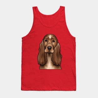 Cocker Spaniel Dog Portrait Tank Top